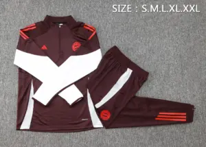 2425 half pull Bayern red brown-Bayern Munich