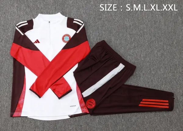 2425 half pull Bayern white-Bayern Munich