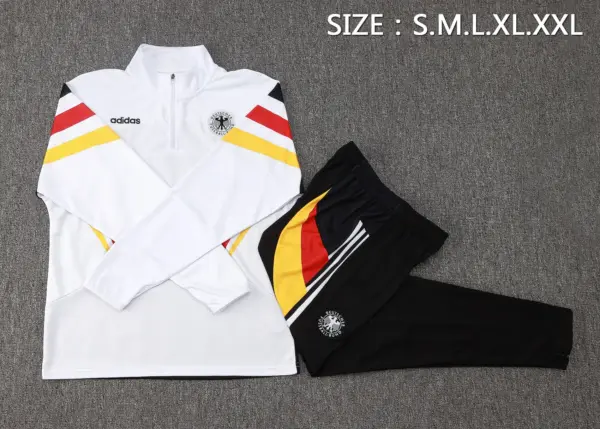 2425 half pull German white (sleeves red, yellow and black)-Germany