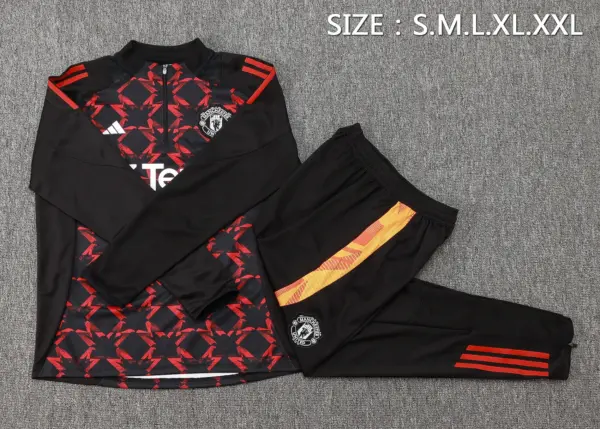 2425 half pull Manchester United black red inkjet-Manchester United