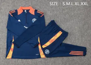 2425 half pull Manchester United sapphire blue-Manchester United