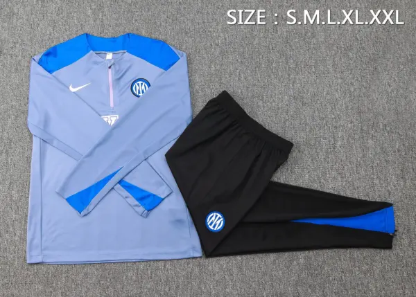 2425 half-drawn Inter Milan gray (color blue color matching)-Inter Milan