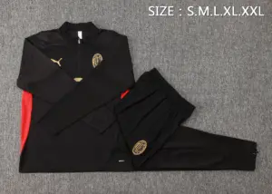 2425 half-pull AC Milan black (player version)-AC Milan