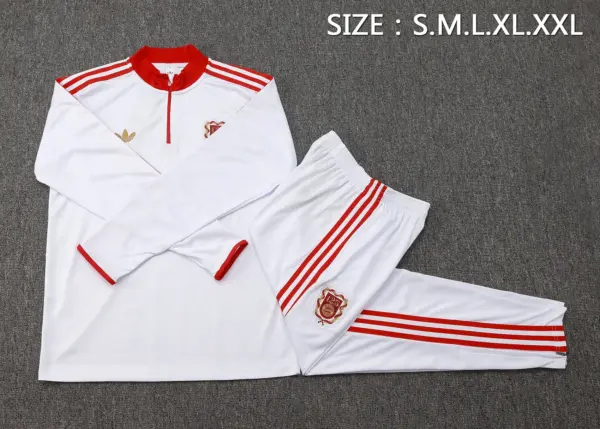 2526 Half Pull Bayern White 125th Anniversary Edition-Bayern Munich