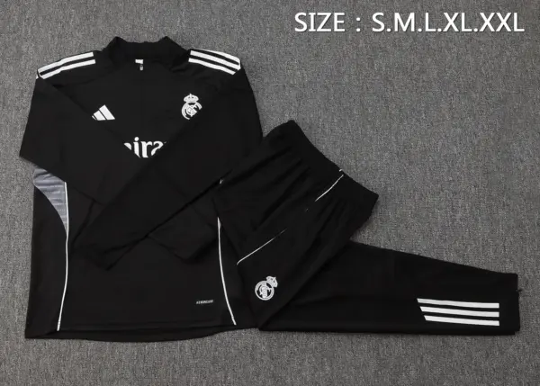2526 Half Pull Real Madrid Black-Real Madri