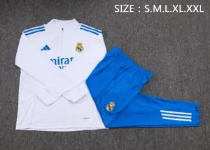 2526 Half Pull Real Madrid White (Three Sides of Hulan)-Real Madrid