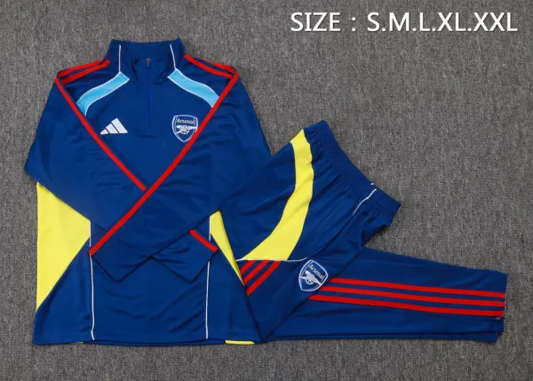 2526 Half-Large Arsenal Colorful Retro Version (Blue and Yellow Color)-Ar