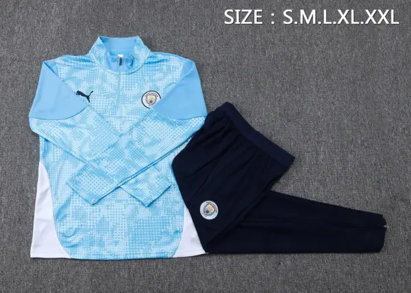 2526 Half-Ray Manchester City Light Blue Inkjet--Manchester City