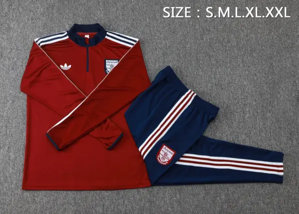 2526 half pull Arsenal maroon (Baolan collar)-Arsenal