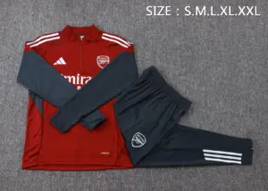 2526 half pull Arsenal maroon (white team emblem)-Arsenal