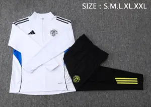 2526 half pull Manchester United white-Manchester United