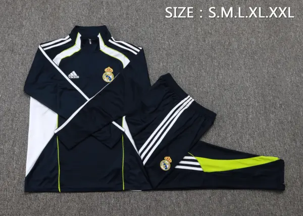 2526 half-pull Real Madri retro version (white color)-Real Madri