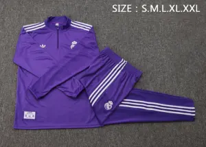 2526 half-pull Real Madrid purple retro version-Real Madri