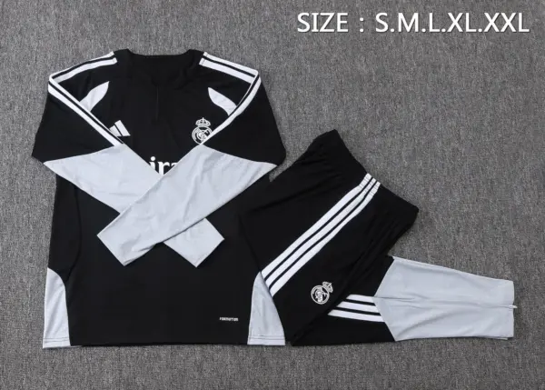 2627 Half Pull Real Madrid Black-Real Madri