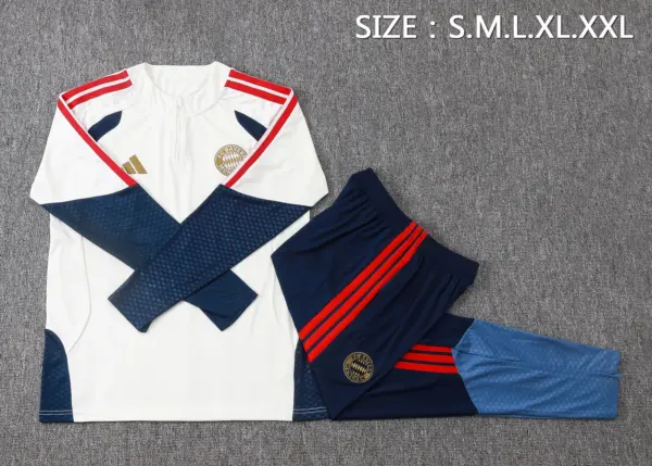 2627 half pull Bayern beige-Bayern Munich