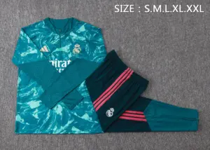 2627 half-pull Real Madrid dark green inkjet-Real Madri