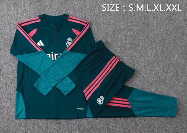 2627 half-pull Real Madrid dark green-Real Madri