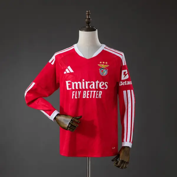 2026-2027 Benfica Home Long Sleeved Jersey