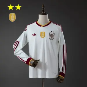 Spain 2026 Away 2-Star Champion Edition Long Sleeve Jersey