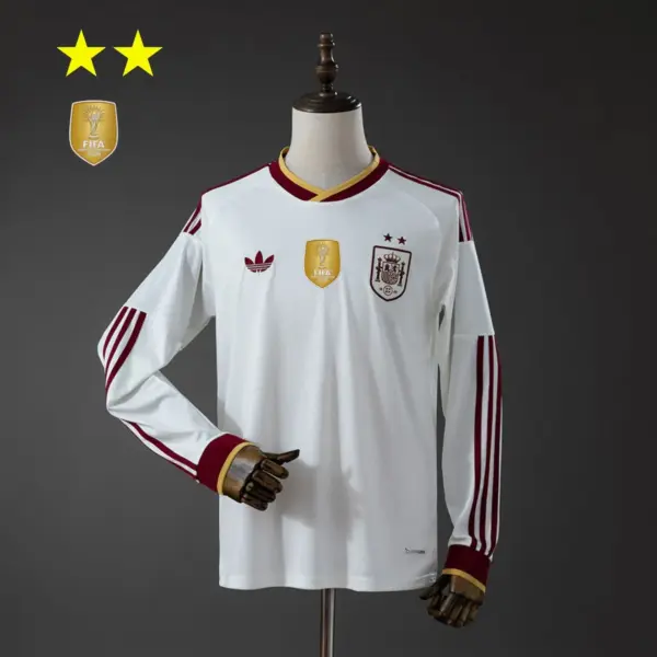 Spain 2026 Away 2-Star Champion Edition Long Sleeve Jersey