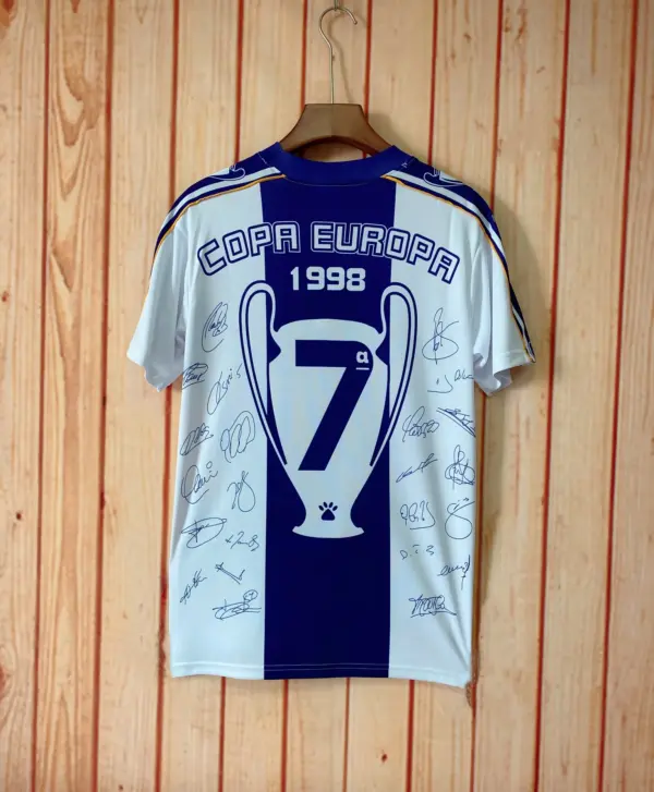 Retro Real Madrid Champions League 7-time Champion Commemorative Edition