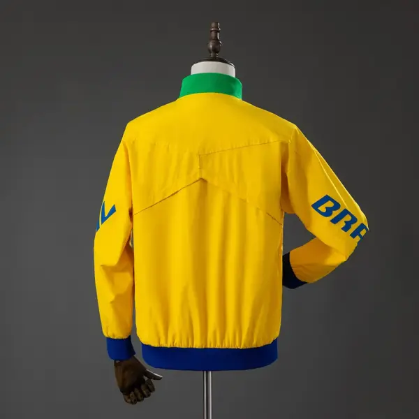 Brazil Sportswear Jacket Coat Windbreaker