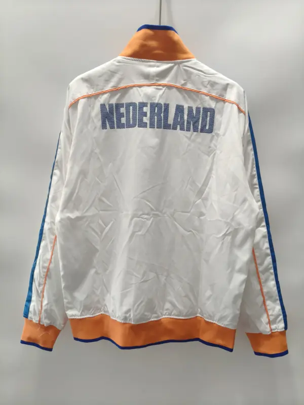 1011 Dutch retro white single-sided windbreaker