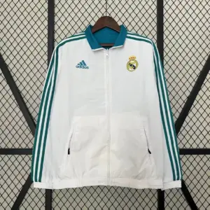 1718 Real Madrid retro double-sided silicone windbreaker