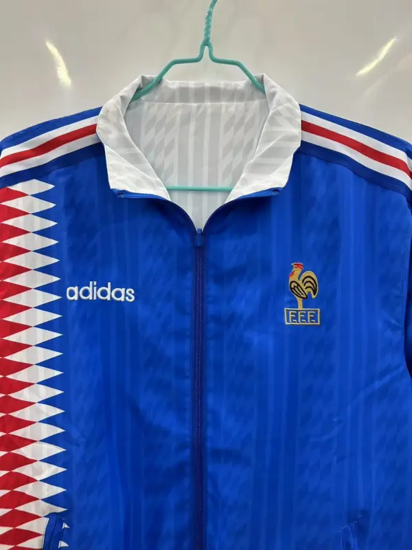 94 French main blue double-sided embroidered windbreaker