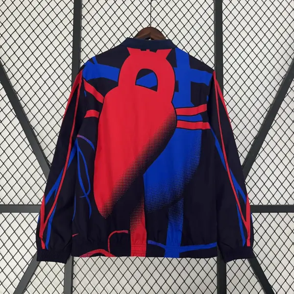Barcelona co-branded double-sided windbreaker
