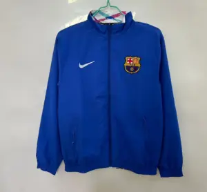 Barcelona training jacket double-sided embroidered windbreaker