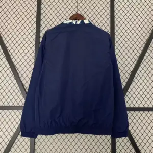 Bayern sapphire blue double-sided embroidered windbreaker