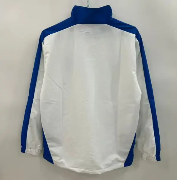 Brazilian white single-sided embroidered windbreaker