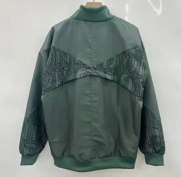 Chelsea dark green pad-printed single-sided embroidered windbreaker