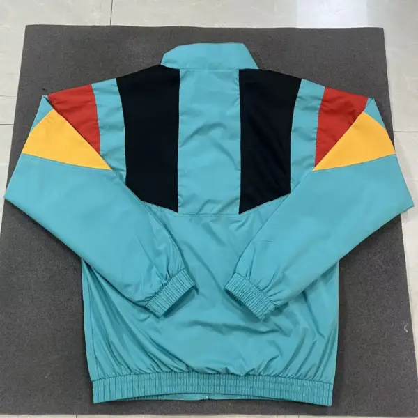 German stand collar football jacket