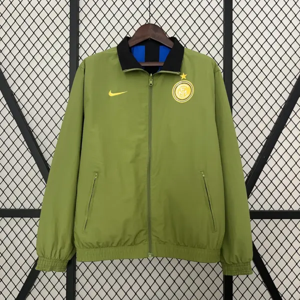 Inter retro double-sided silicone windbreaker