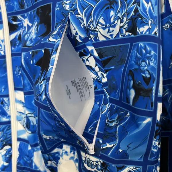 Japanese Dragon Ball double-sided silicone windbreaker