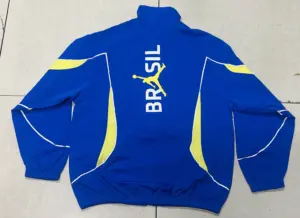 Jordan Brazilian hemmed blue single-sided windbreaker
