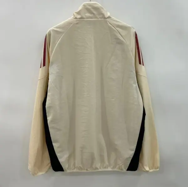 Liverpool khaki single-sided embroidered trench coat