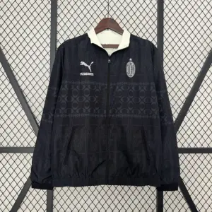 New AC black and beige double-sided silicone windbreaker