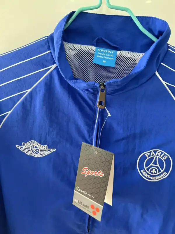 New Paris Blue Windbreaker 0085