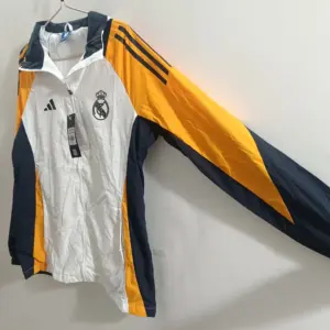 New Real Madrid white hat mid-length style