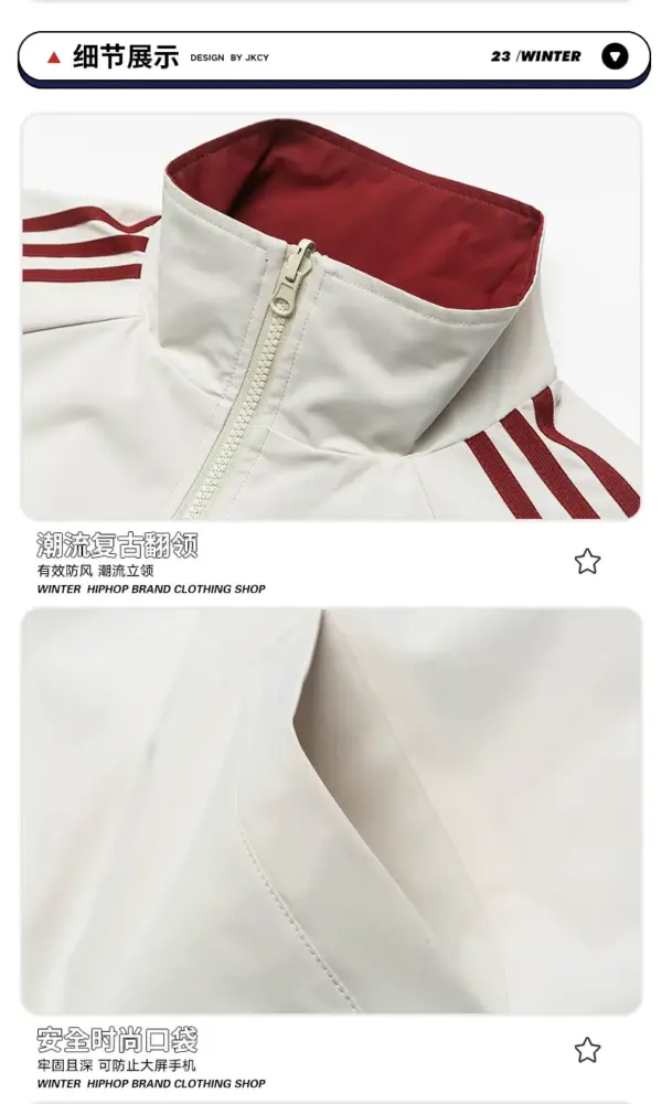 New clover double-sided windbreaker 996995