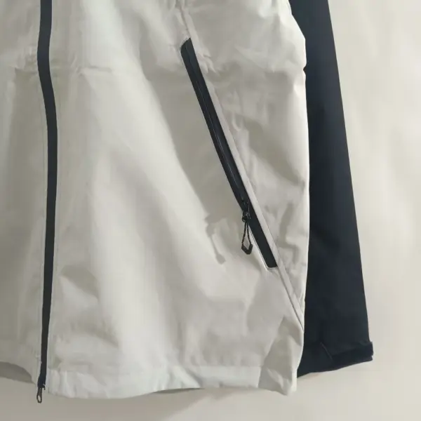 New style jacket Paris Jordan black and white stitching 075