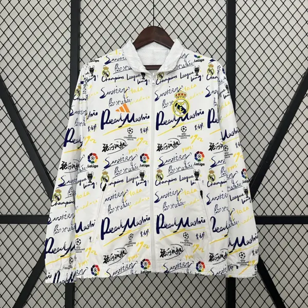 Real Madrid Graffiti Double Sided Silicone Windbreaker