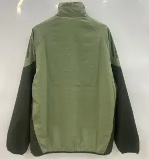 Real Madrid bean green single-sided embroidered windbreaker