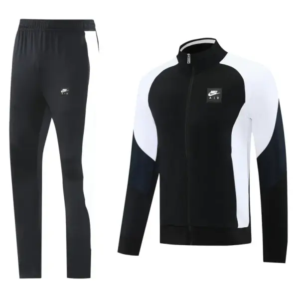 2025 NIKE BlackWhite Full Zipper Jacket +Long Pants