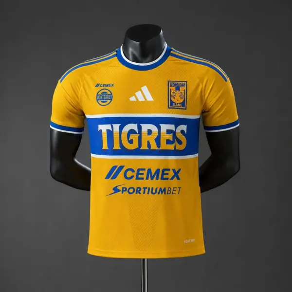 Tigres UANL Player Version Home Jersey