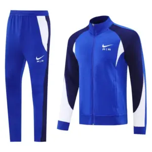 2025 NIKE BlueNavy Full Zipper Jacket + Long Pants