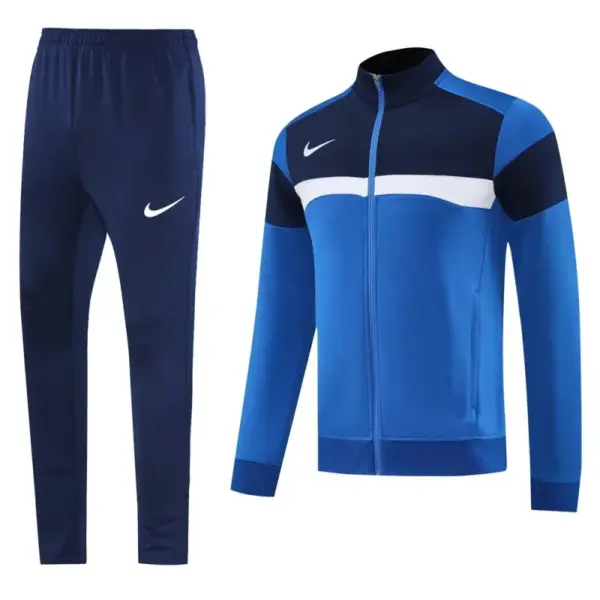 2025 Nike BlueBlack Full Hoodie Zipper Jacket +Long Pants